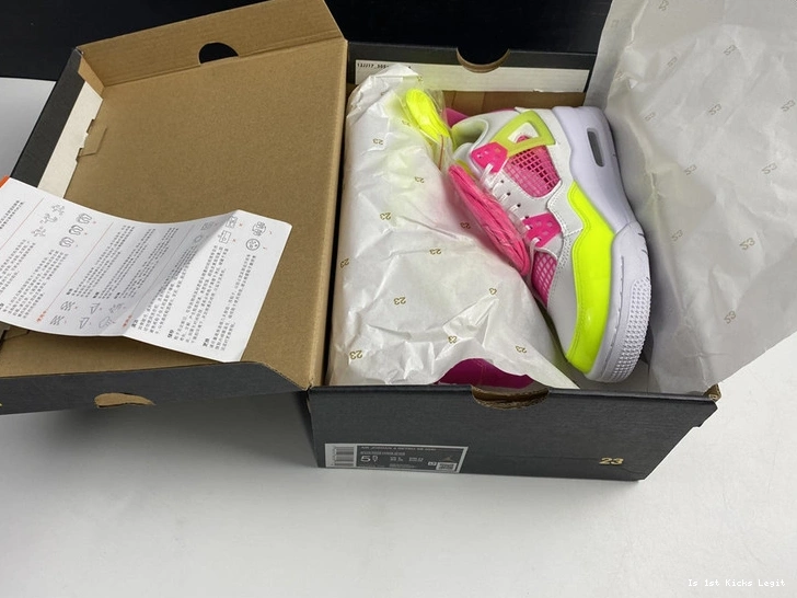 Pink - Retro White CV7808-100 (GS) Jordan Lemon 4 0304